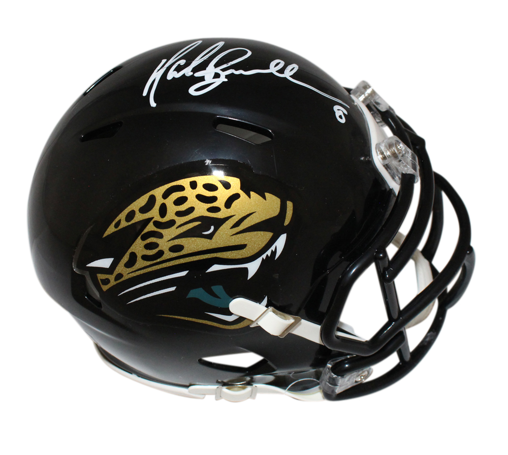 Mark Brunell Signed Jacksonville Jaguars TB '95-'12 Mini Helmet Beckett 