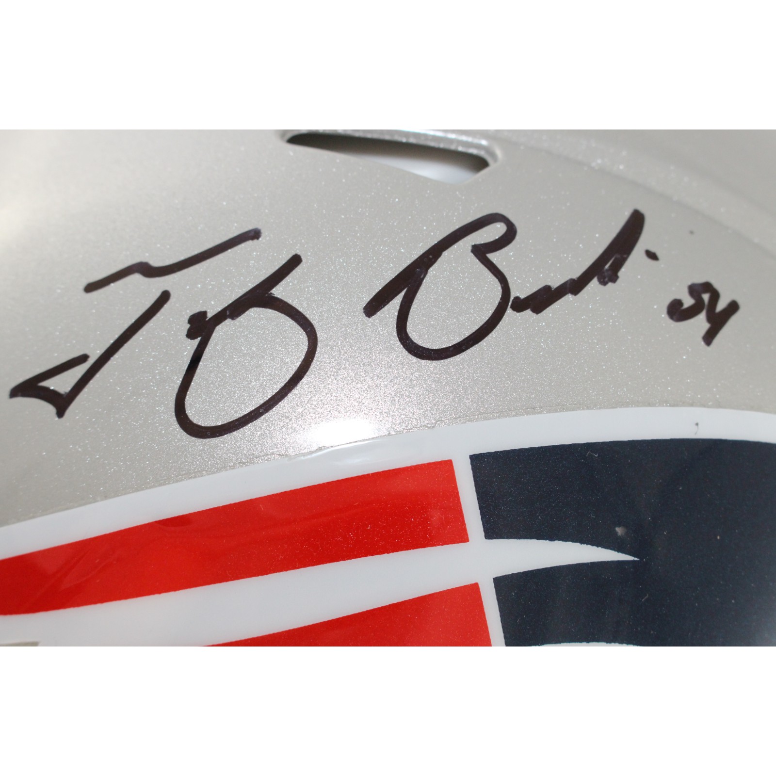 Tedy Bruschi Signed New England Patriots Authentic Helmet Beckett Witness 51678 2 Tedy Bruschi Signed New England Patriots Authentic Helmet Beckett Witness 51678