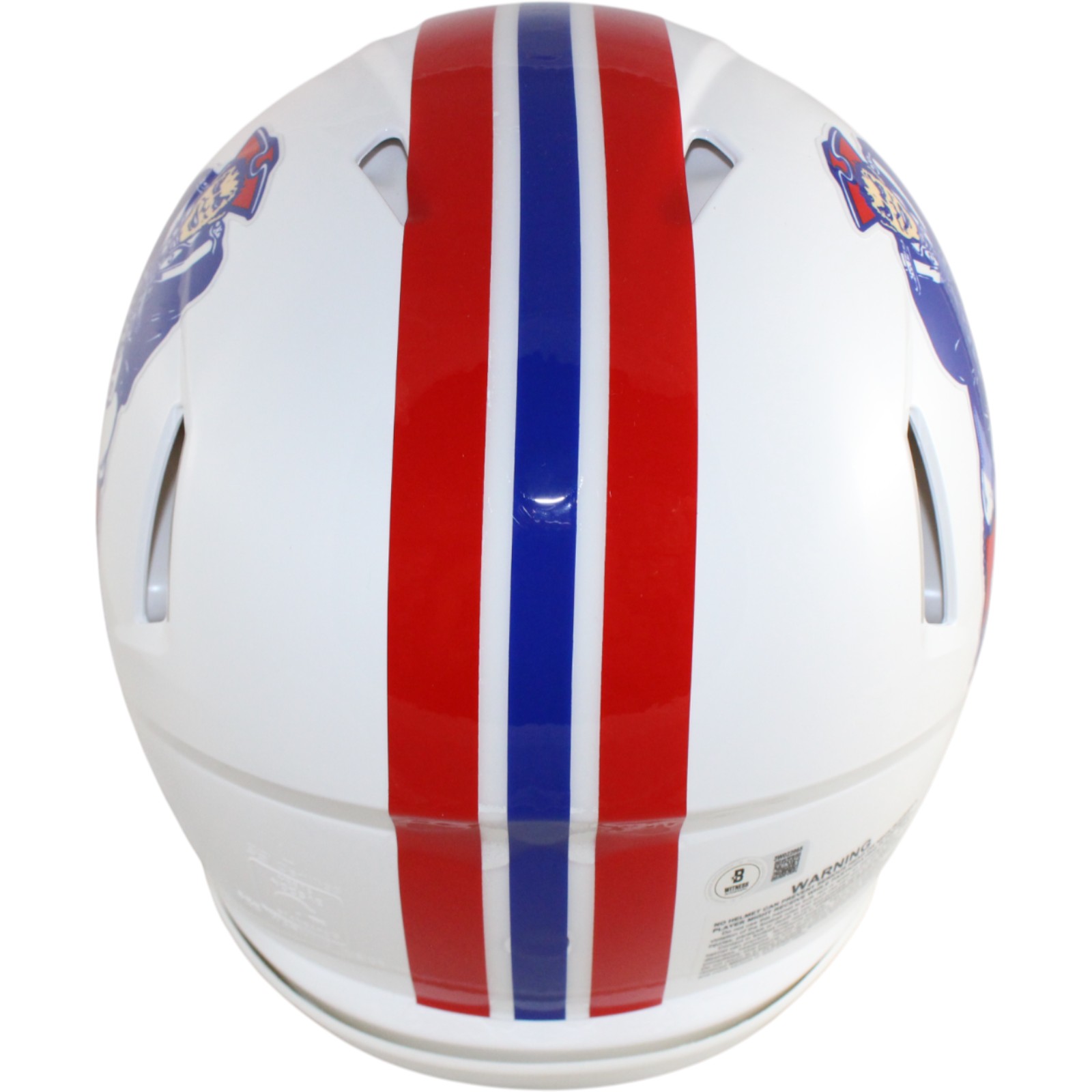 Tedy Bruschi Signed New England Patriots Pro TB Helmet Beckett Witness 51681 3 Tedy Bruschi Signed New England Patriots Pro TB Helmet Beckett Witness 51681