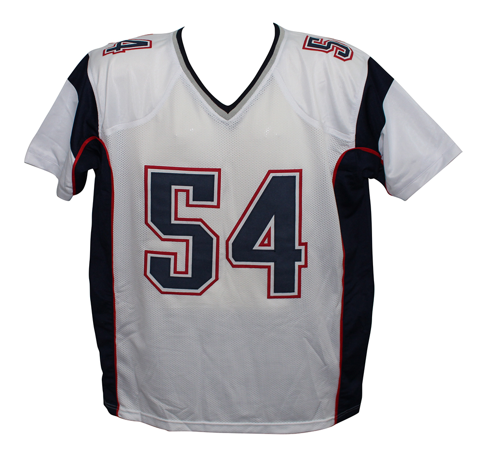 Tedy Bruschi Autograph Salute to Service Jersey W/ Inscription