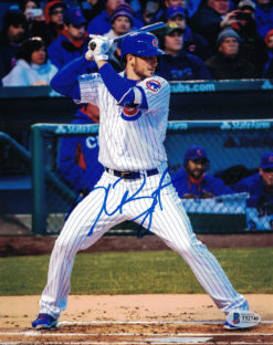 Kris Bryant Autographed/Signed Chicago Cubs 8x10 Photo BAS 26885