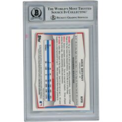 Kris Bryant Autographed 2014 Bowman Chrome #BCP25 Slabbed Card Beckett 54570