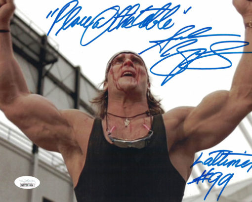 Andrew Bryniarski Autographed/Signed The Program 8x10 Lattimer JSA 11171