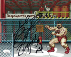 Andrew Bryniarski Autographed Street Fighter 8x10 Photo Zangief JSA 11137
