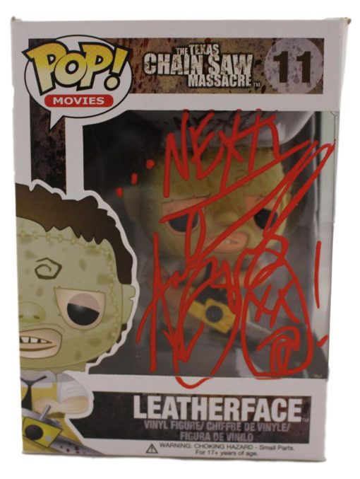 Andrew Bryniarski Autographed/Signed Leatherface Funko Pop 11 JSA 11092