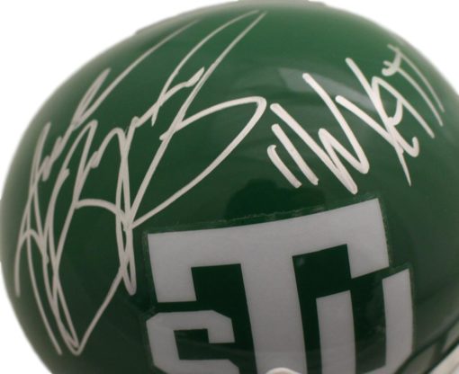 Andrew Bryniarski Signed Necessary Roughness Mini Helmet Wyatt JSA 11111