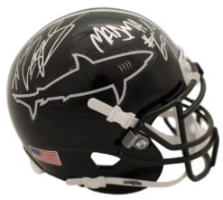 Andrew Bryniarski Signed Any Given Sunday Sharks Mini Helmet Madman JSA 11112