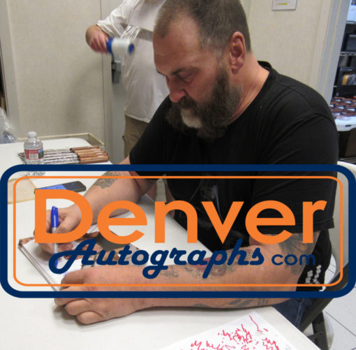 Andrew Bryniarski Signed The Program 8x10 Lattimer is God JSA 11168