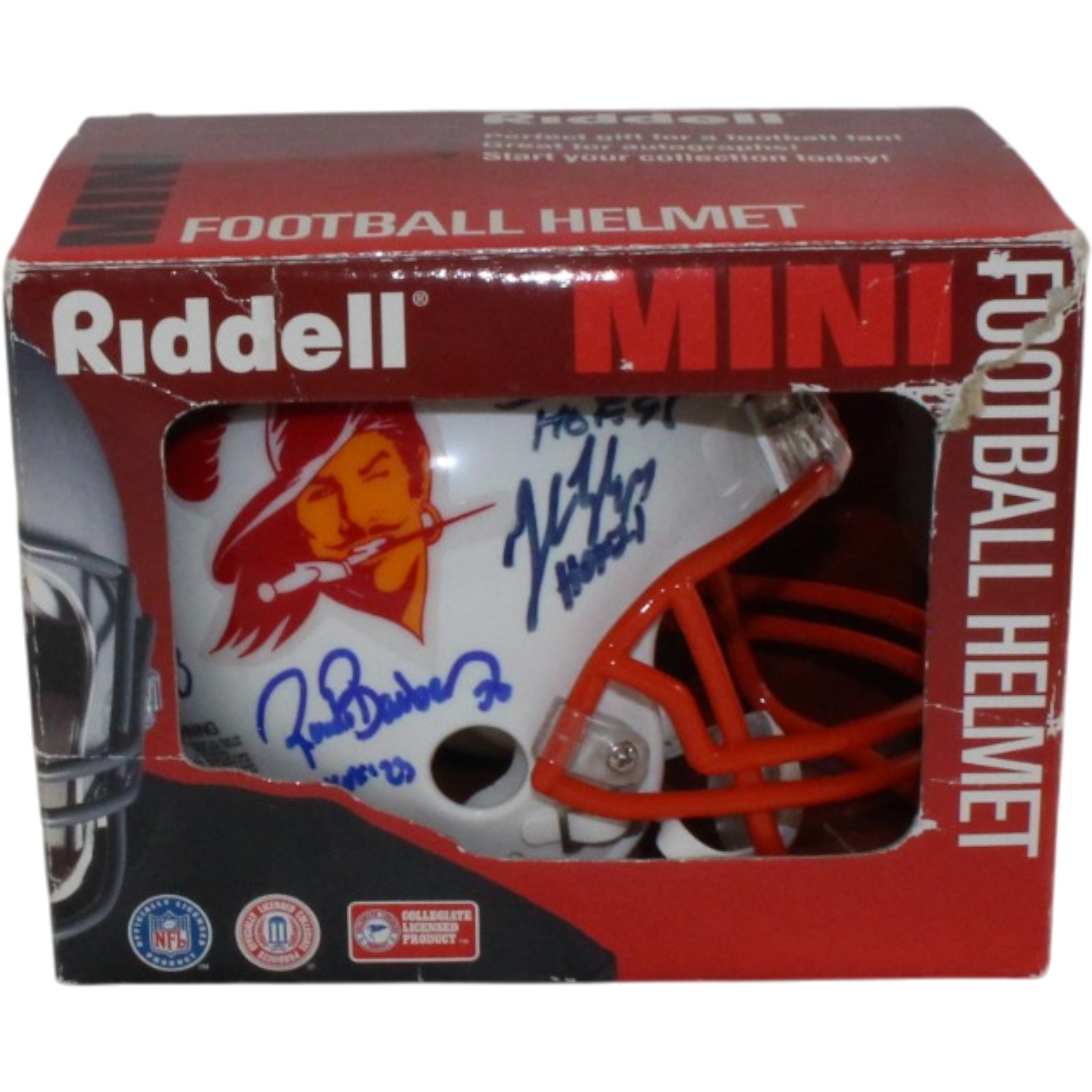 Lee Roy Selmon +4 Tampa Bay Buccaneers Signed 75-96 Mini Helmet Beckett 57261 10 Lee Roy Selmon +4 Tampa Bay Buccaneers Signed 75-96 Mini Helmet Beckett 57261