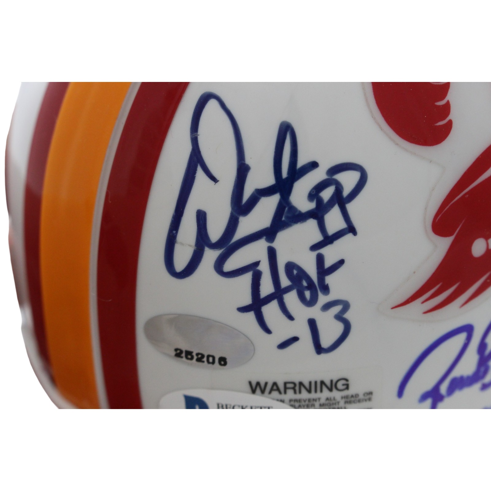 Lee Roy Selmon +4 Tampa Bay Buccaneers Signed 75-96 Mini Helmet Beckett 57261 3 Lee Roy Selmon +4 Tampa Bay Buccaneers Signed 75-96 Mini Helmet Beckett 57261