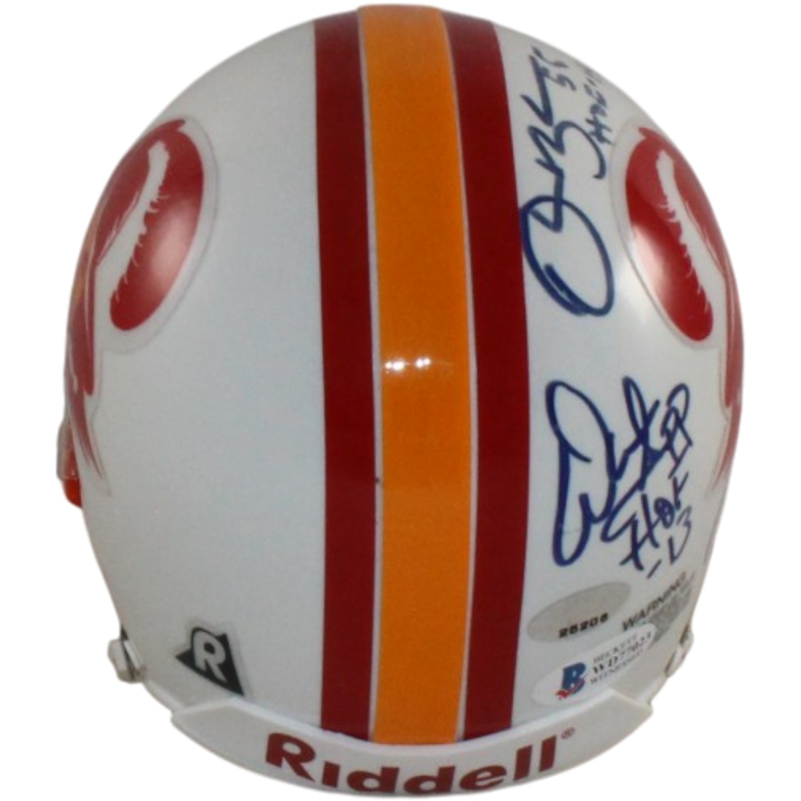 Lee Roy Selmon +4 Tampa Bay Buccaneers Signed 75-96 Mini Helmet Beckett 57261 7 Lee Roy Selmon +4 Tampa Bay Buccaneers Signed 75-96 Mini Helmet Beckett 57261