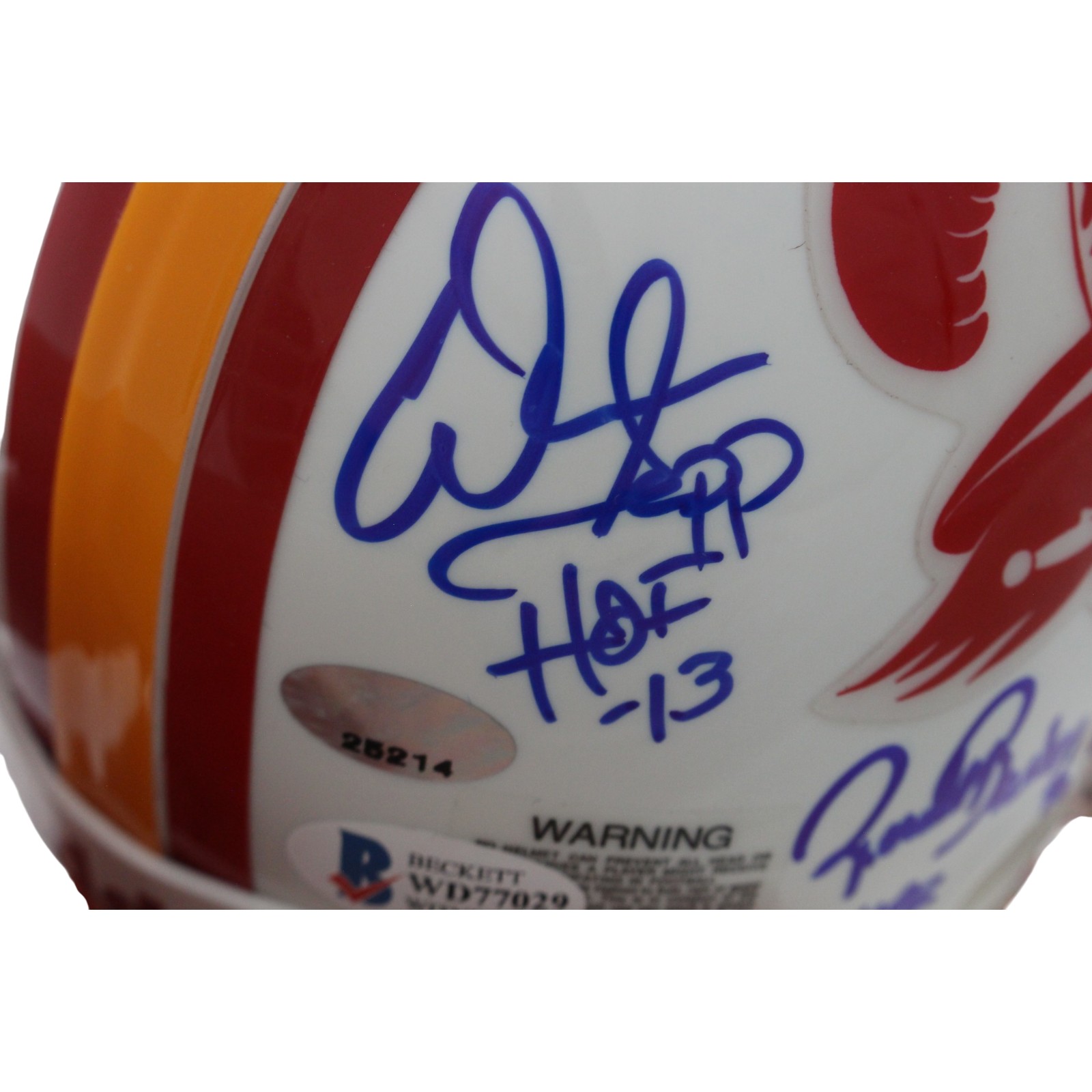 Lee Roy Selmon +4 Tampa Bay Buccaneers Signed 75-96 Mini Helmet Beckett 57280 6 Lee Roy Selmon +4 Tampa Bay Buccaneers Signed 75-96 Mini Helmet Beckett 57280