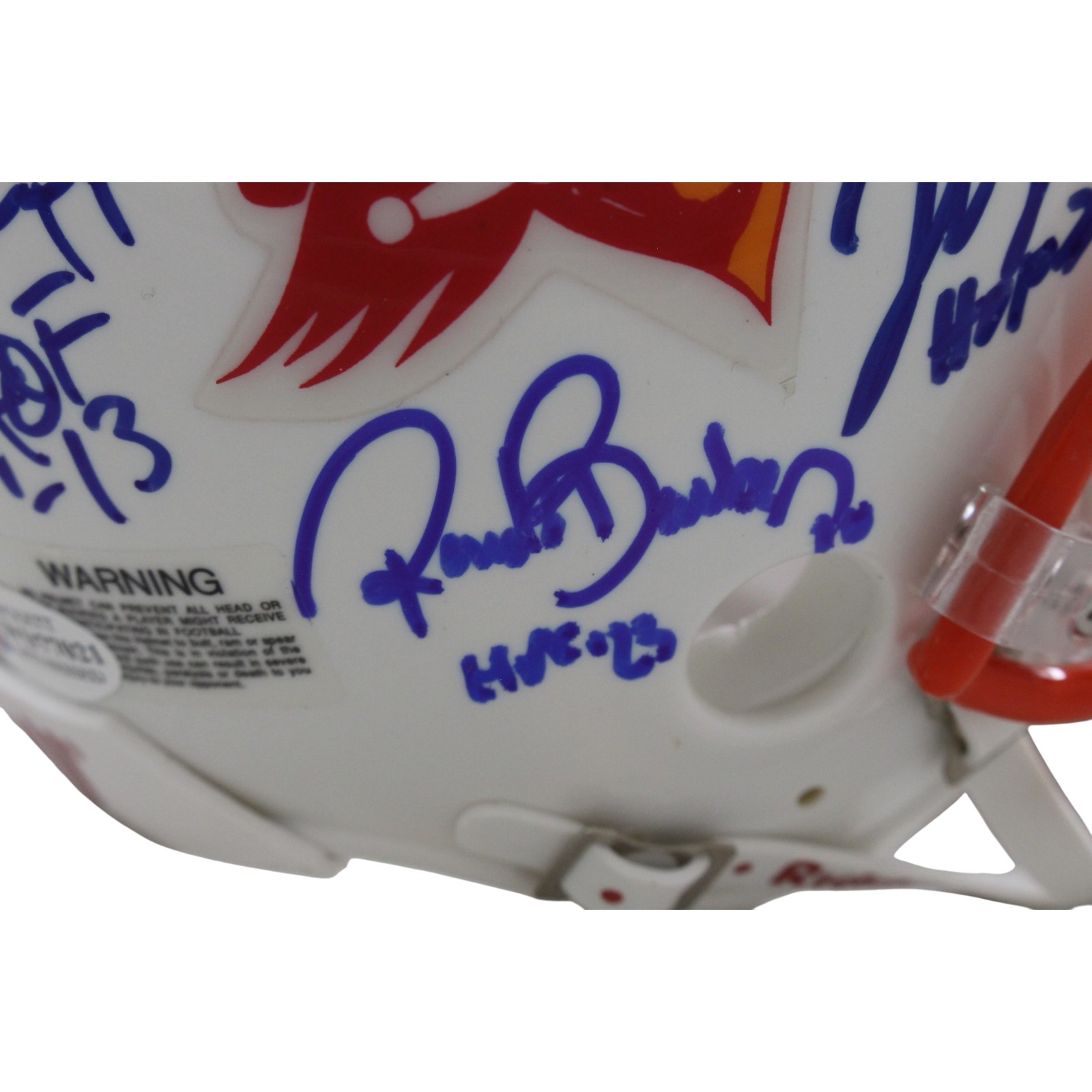 Lee Roy Selmon +4 Tampa Bay Buccaneers Signed 75-96 Mini Helmet Beckett 57282 2 Lee Roy Selmon +4 Tampa Bay Buccaneers Signed 75-96 Mini Helmet Beckett 57282