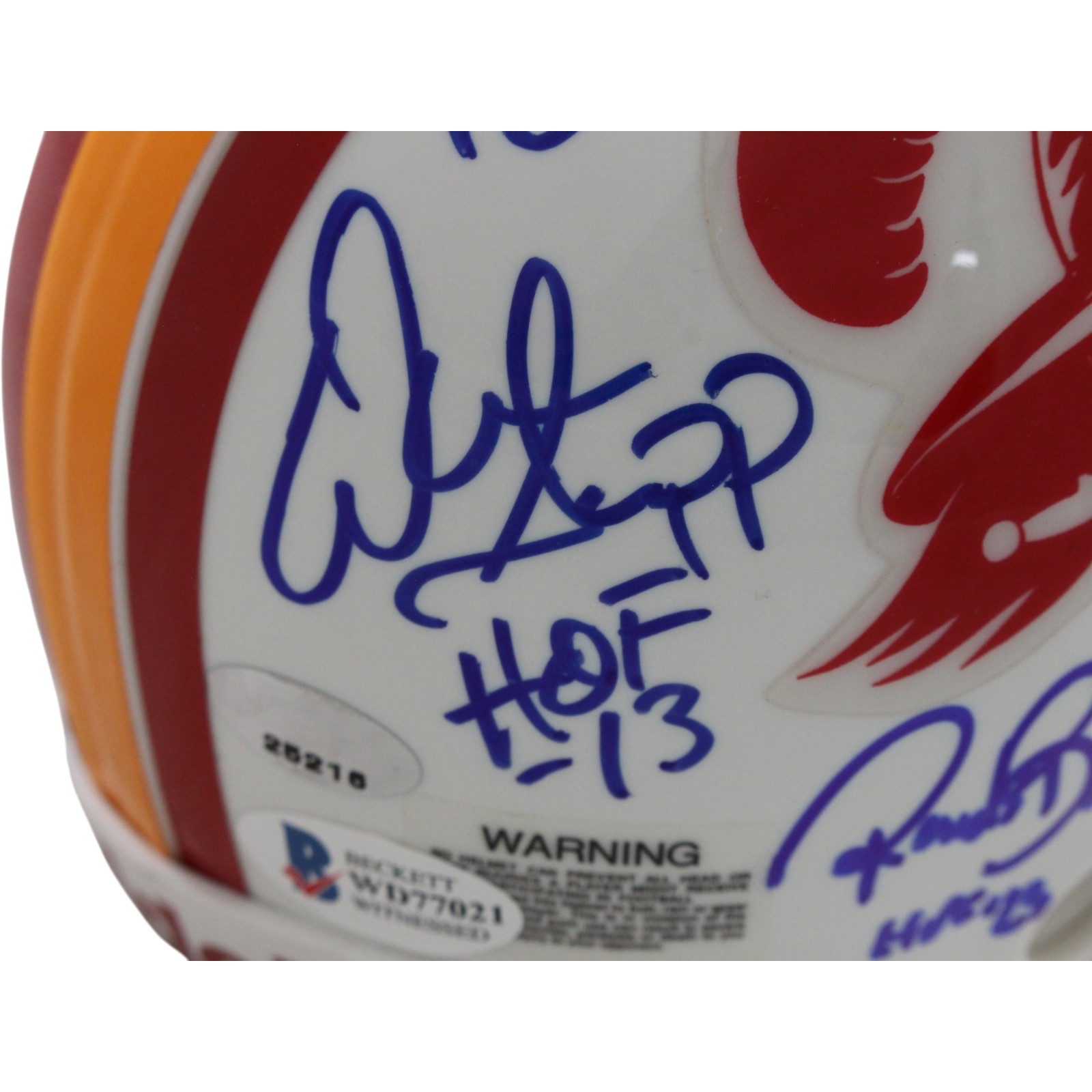 Lee Roy Selmon +4 Tampa Bay Buccaneers Signed 75-96 Mini Helmet Beckett 57282 3 Lee Roy Selmon +4 Tampa Bay Buccaneers Signed 75-96 Mini Helmet Beckett 57282