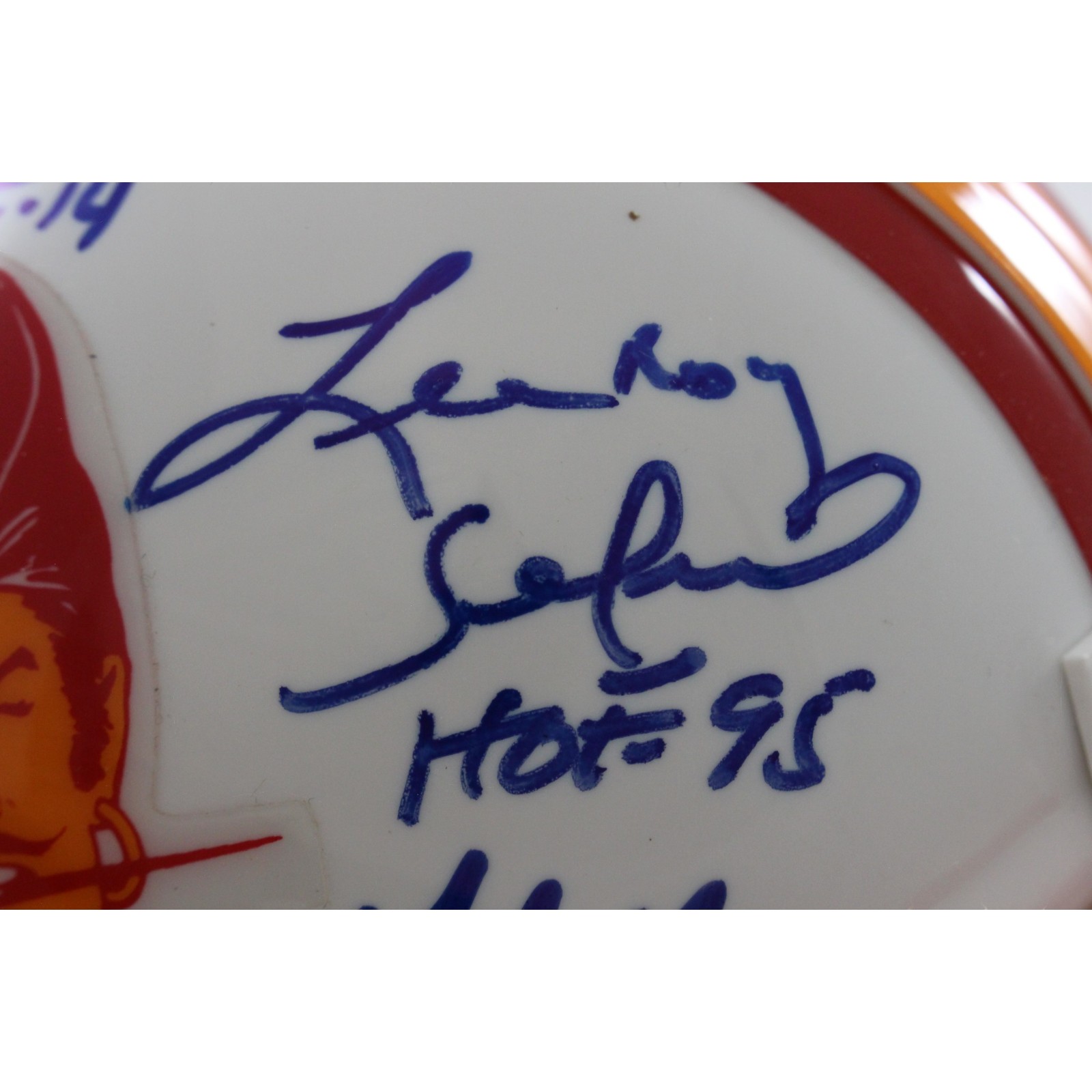 Lee Roy Selmon +4 Tampa Bay Buccaneers Signed 75-96 Mini Helmet Beckett 57282 5 Lee Roy Selmon +4 Tampa Bay Buccaneers Signed 75-96 Mini Helmet Beckett 57282