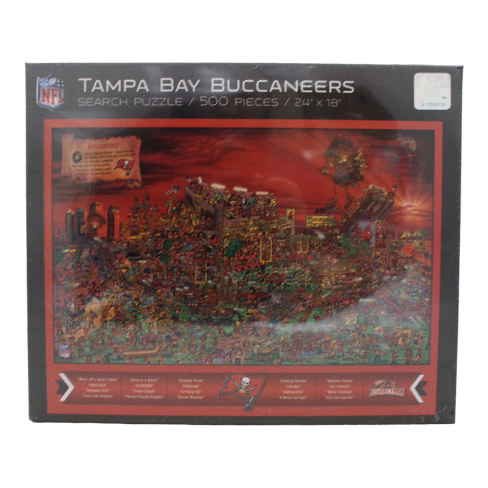 Tampa Bay Buccaneers 18"x24" YouTheFan 500 Piece Joe Journeyman Puzzle