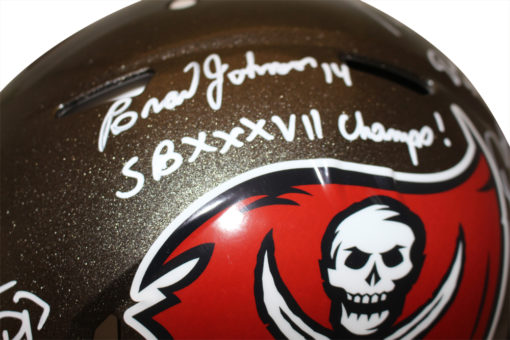 Tampa Bay Buccaneers Super Bowl XXXVII Authentic VSR4 Helmet BAS