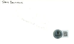 Steve Buechele Autographed Texas Rangers Index Card Beckett 45291