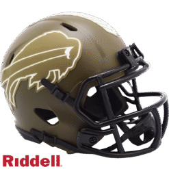 Buffalo Bills Riddell New In Box 2022 Salute to Service Mini Helmet 35122