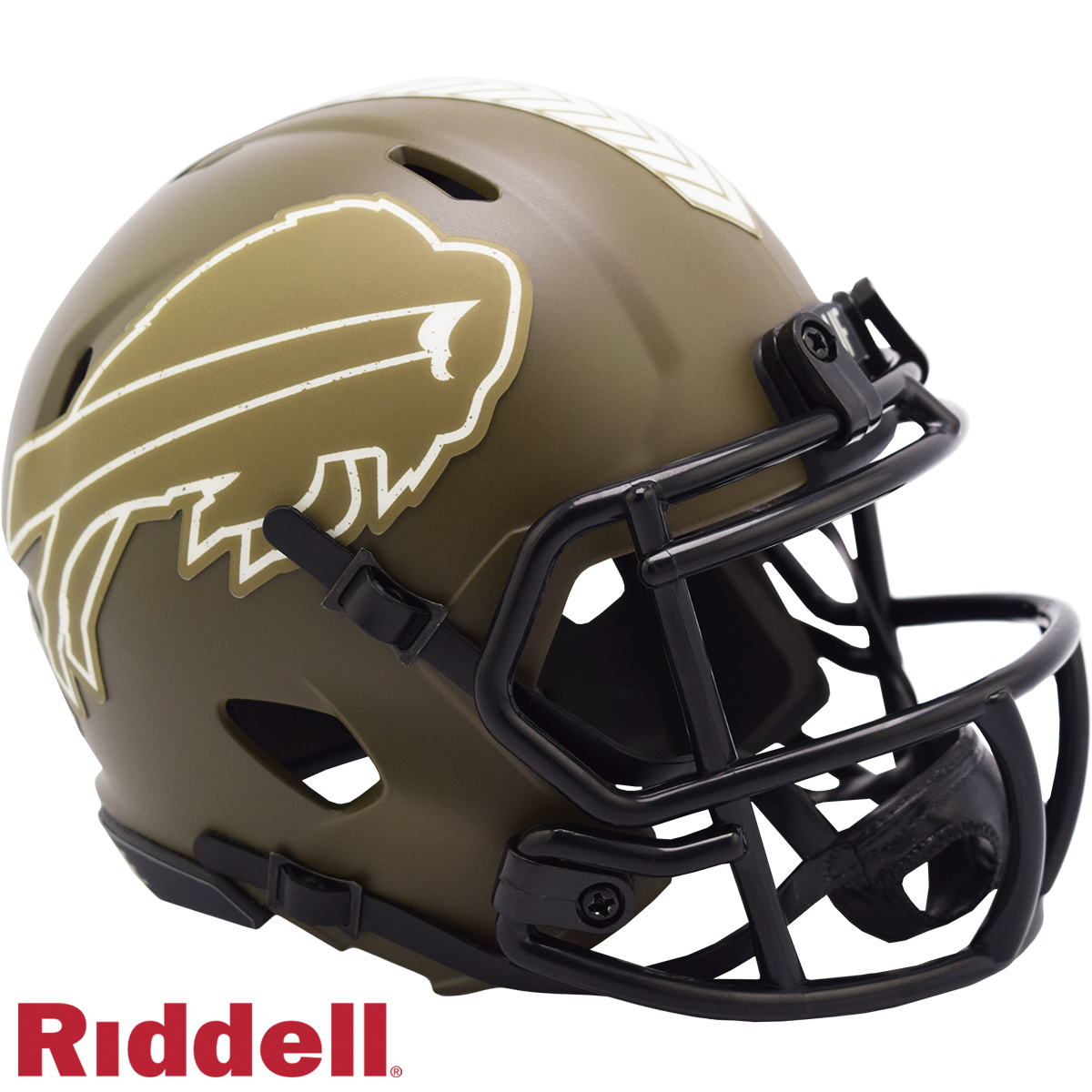 Buffalo Bills Riddell New In Box 2022 Salute to Service Mini Helmet 35122