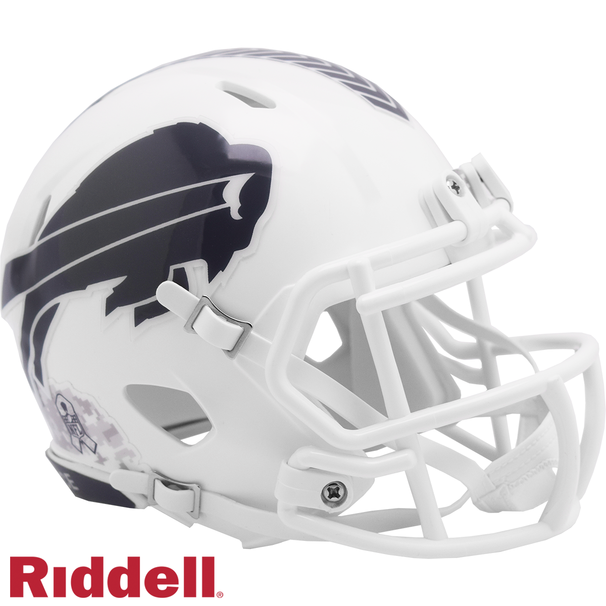 Buffalo Bills Riddell New In Box 2024 Salute to Service Mini Helmet 48064