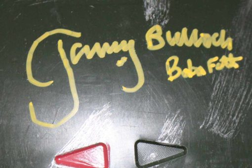 Jeremy Bulloch Autographed/Signed Star Wars Boba Fett Replica Helmet JSA 22862