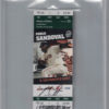 Madison Bumgarner Signed San Francisco Giants Ticket 1st MLB HR BAS Slab 25228