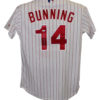 Jim Bunning Signed Philadelphia Phillies Majestic White 48 Jersey HOF JSA 25133