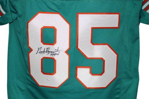 Nick Buoniconti Autographed/Signed Pro Style XL Teal Jersey HOF JSA 21355