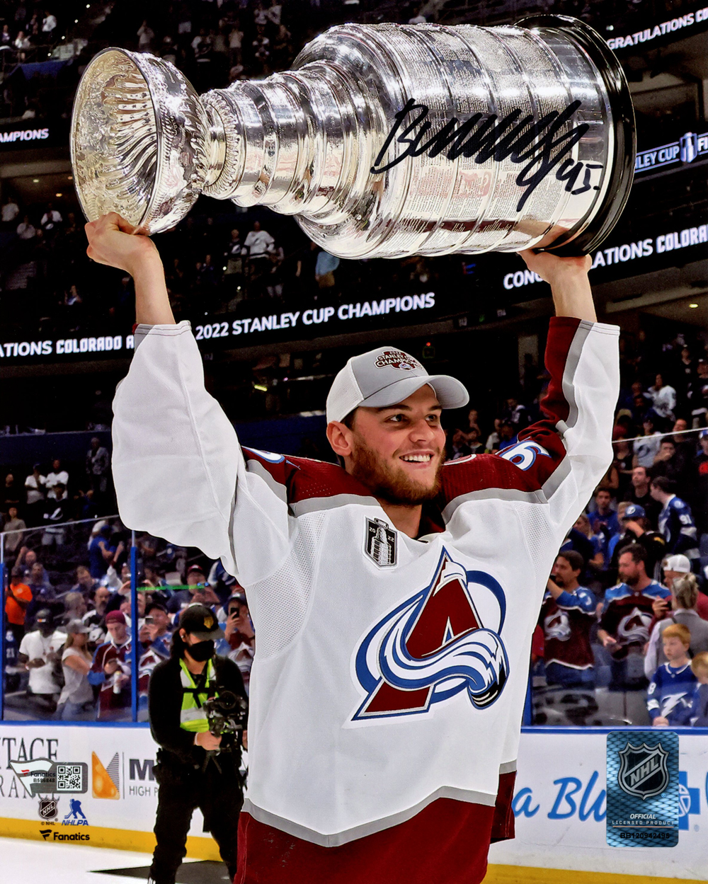 Andre Burakovsky Autographed Colorado Avalanche 8x10 Photo FAN