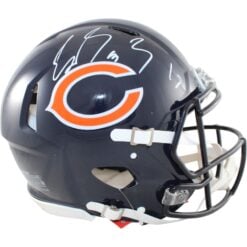 Luther Burden Autographed Chicago Bears Authentic Helmet Beckett WIT 58329