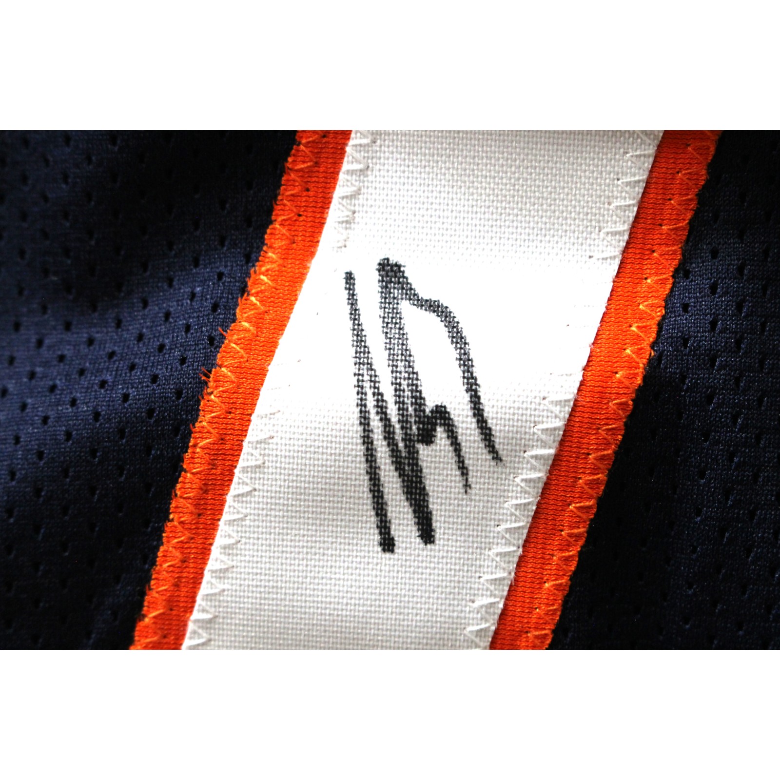 Luther Burden Autographed/Signed Pro Style Blue XL Jersey Beckett Witness 51840