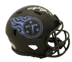 Treylon Burks Autographed Tennessee Titans Eclipse Mini Helmet Beckett