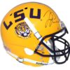 Joe Burrow Autographed LSU Tigers Authentic Yellow Helmet Heisman BAS 26177