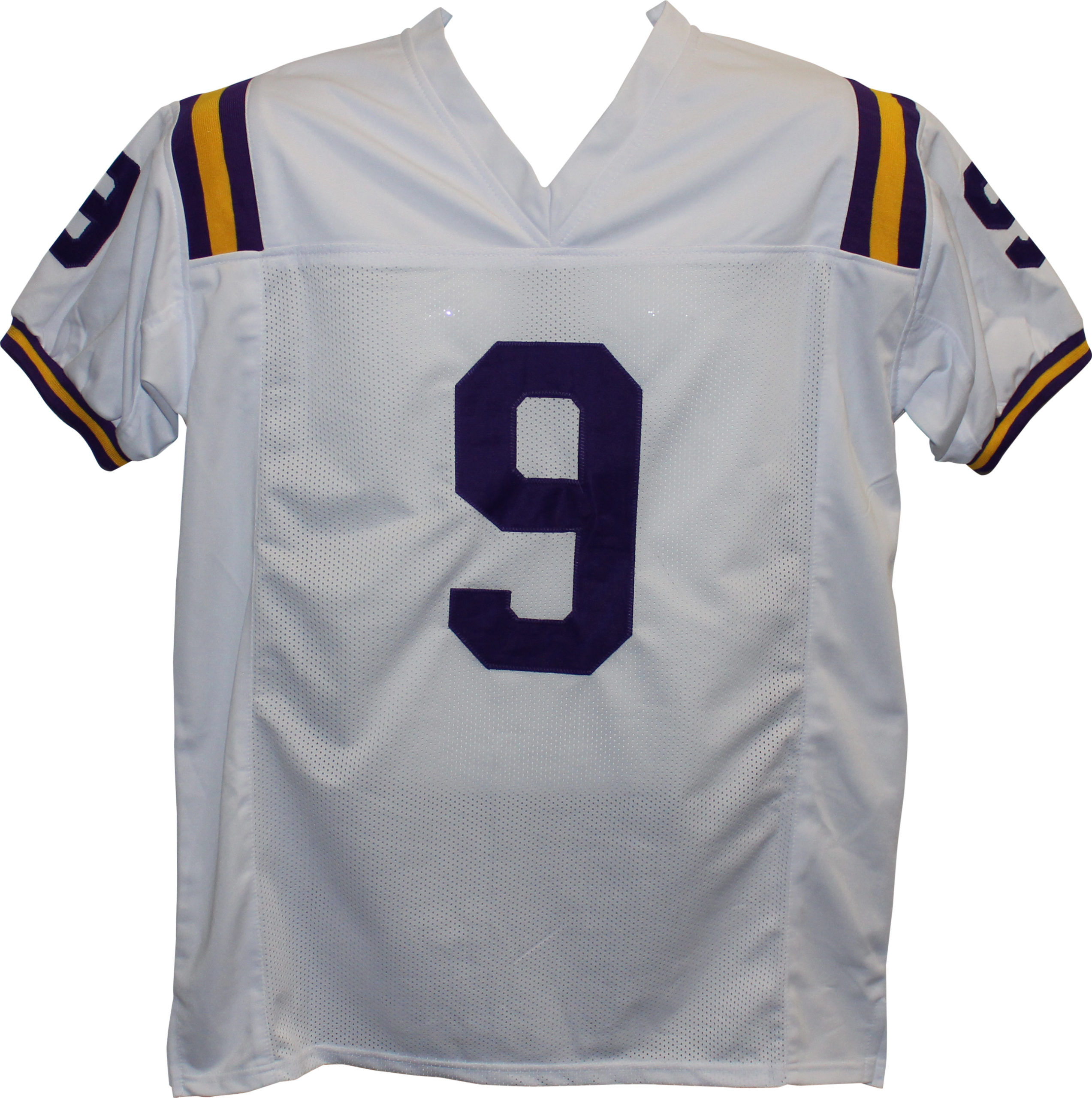 joe burrow in randy moss jersey