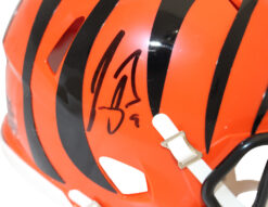 Joe Burrow Autographed/Signed Cincinnati Bengals Mini Helmet FAN