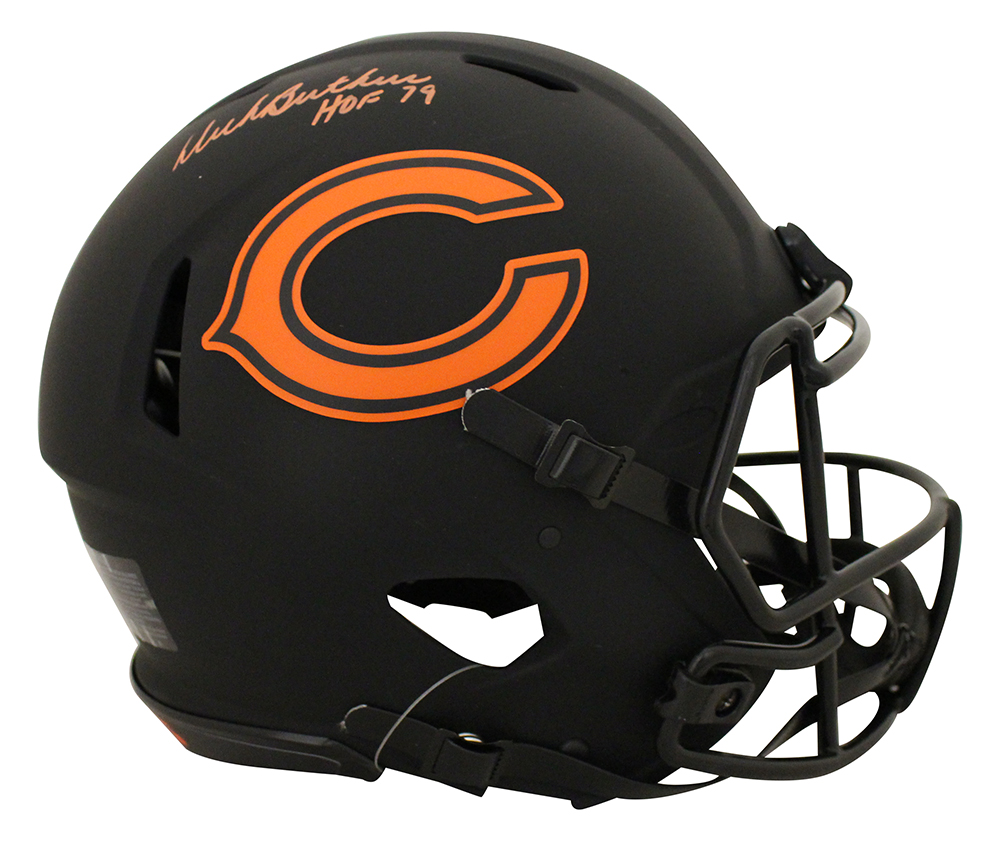 Dick Butkus Autographed Chicago Bears Authentic Eclipse Helmet HOF JSA 28641