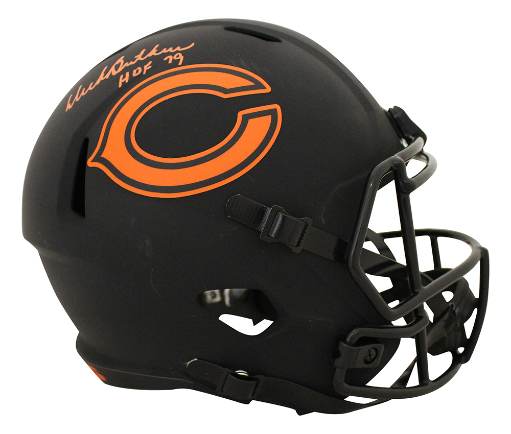 Dick Butkus Autographed/Signed Chicago Bears F/S Eclipse Helmet HOF JSA 28635