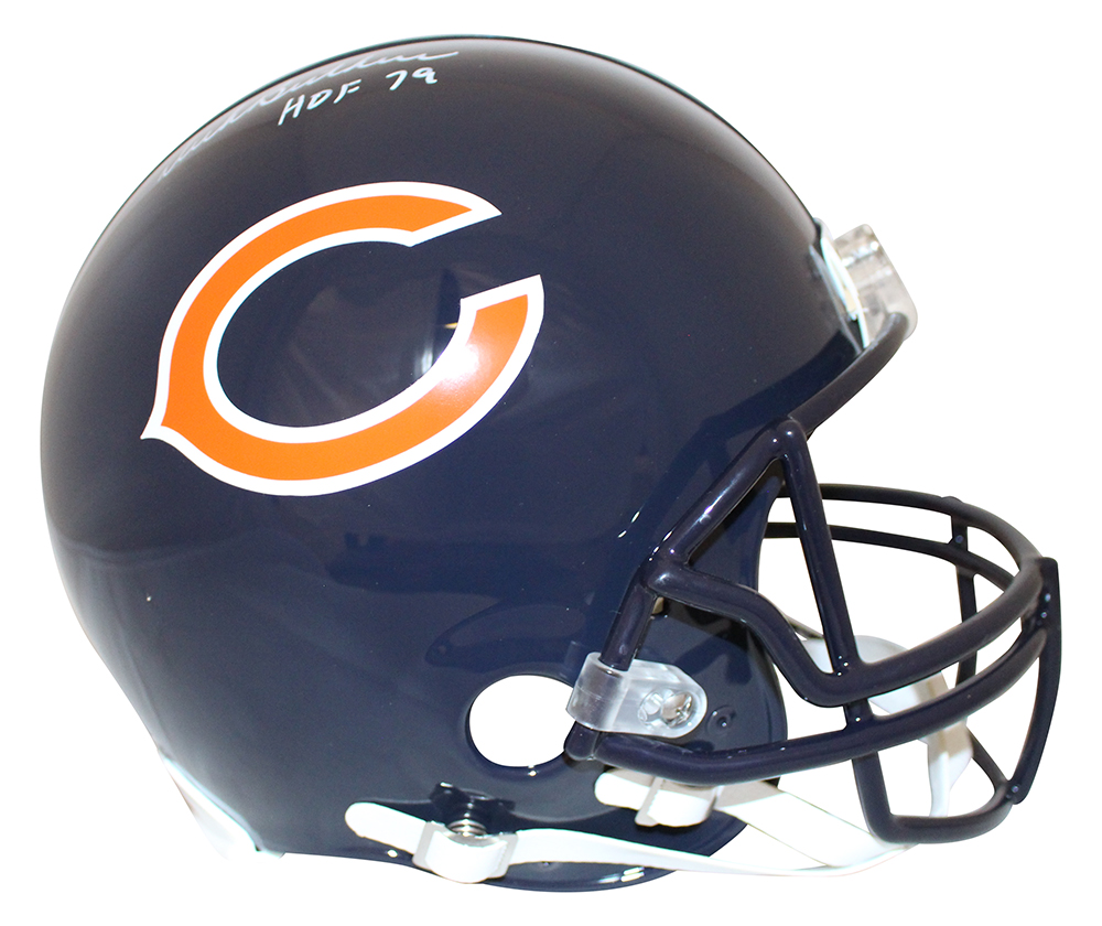 Dick Butkus Autographed/Signed Chicago Bears Authentic Helmet HOF JSA 28637