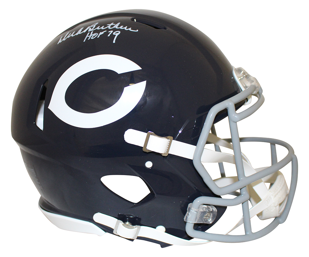 Dick Butkus Autographed Chicago Bears Authentic Color Rush Helmet HOF JSA 28640