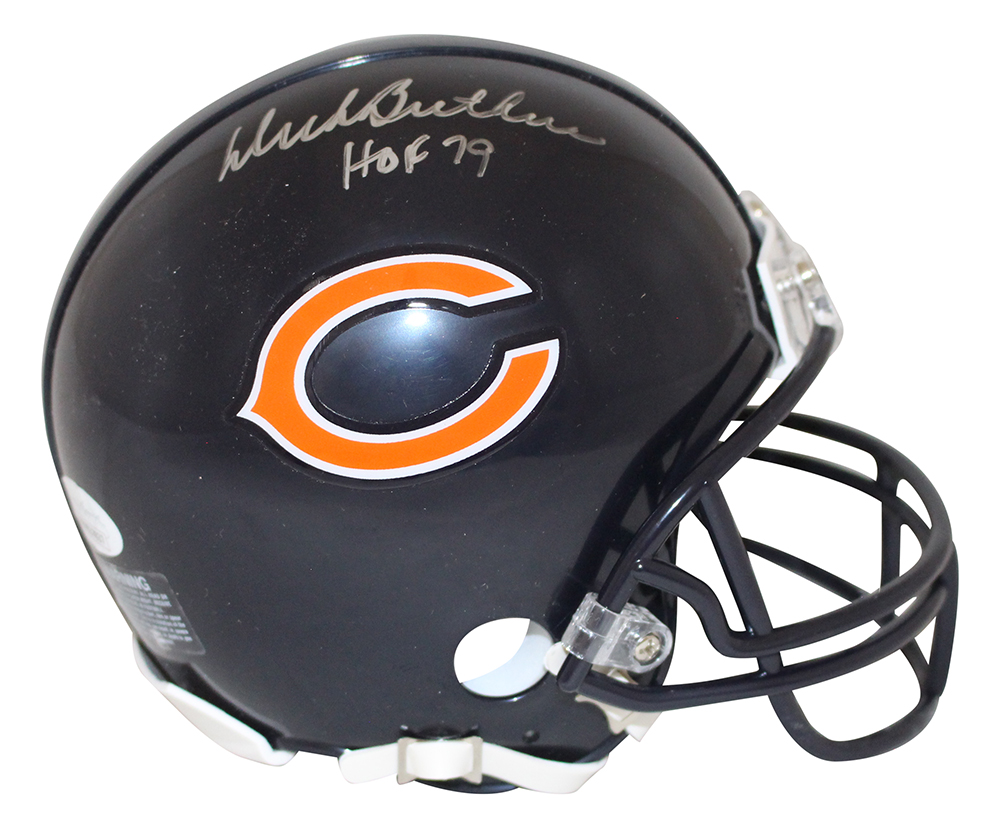Dick Butkus Autographed/Signed Chicago Bears Mini Helmet HOF JSA 28628