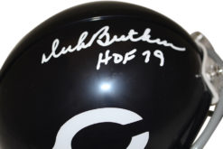 Dick Butkus Signed Chicago Bears VSR4 1962-73 Mini Helmet HOF Beckett
