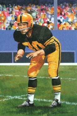 Jack Butler Pittsburgh Steelers Goal Line Art Card Class of 2012 58048