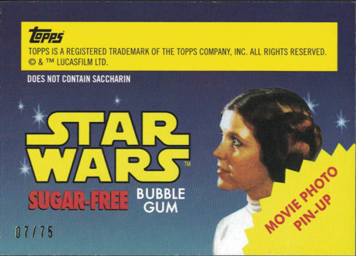 C3-PO 1978 Topps Star Wars Blue Sugar Free Bubble Gum 7/75 Card 24739