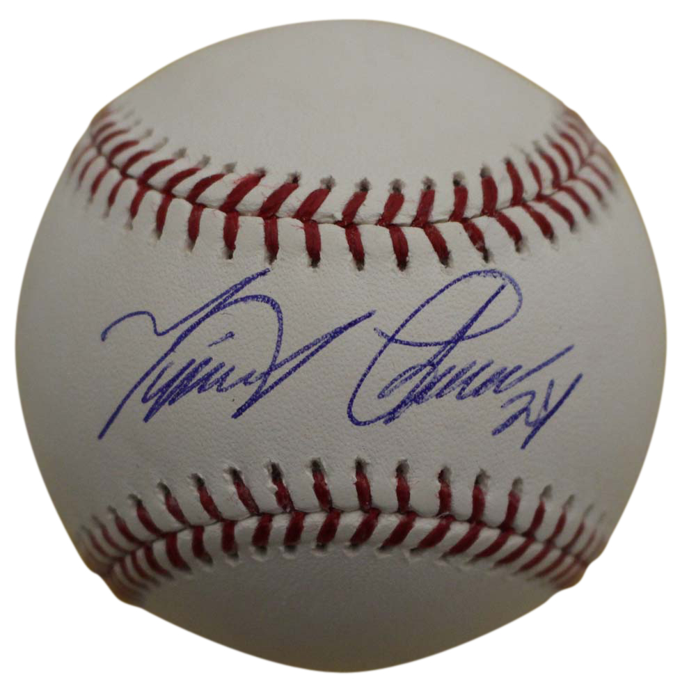 Miguel Cabrera Autographed/Signed Detroit Tigers OML Baseball JSA 26721