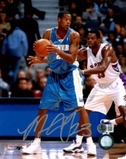 Marcus Camby Autographed/Signed Denver Nuggets 8x10 Photo Beckett 57875