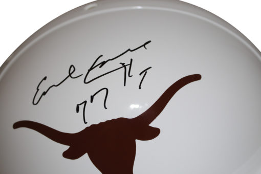 Earl Campbell Autographed Texas Longhorns Authentic Helmet HT 77 BAS 26824