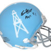 Earl Campbell Autographed/Signed Hall Of Fame Mini Helmet HOF BAS 26821