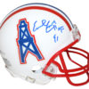 Earl Campbell Autographed/Signed Houston Oilers Mini Helmet HOF BAS 26820