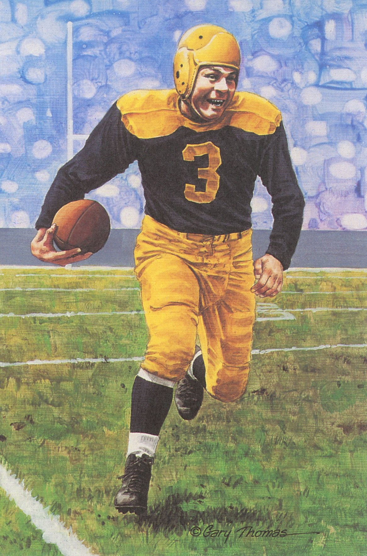 Tony Canadeo Green Bay Packers Goal Line Art Card Series 3 No. 65 LE /5000 58049
